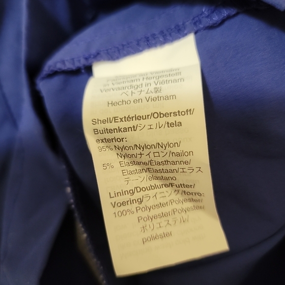 J. Crew Blue Swim Trunks 7" inseam Black Trim Button Zip Closure Pockets 31 - Picture 7 of 7